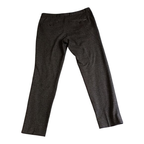 Scotch & Soda Amsterdam Brown Houndstooth Pants Size 33/32 Women's Dress Slacks - Picture 2 of 14